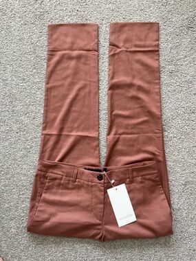 NWT Wildfang Womans Dress Pants in Terracotta Size 6
